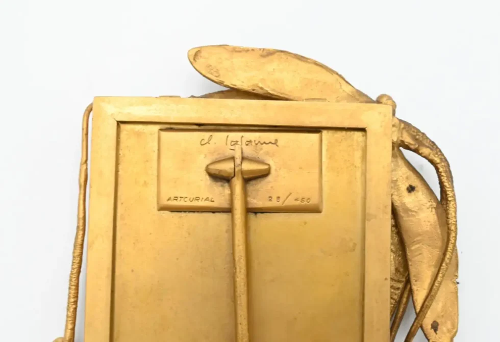 Claude Lalanne, a Rare Gilt-Bronze Dragonly Frame, France, C. 1985 - Image 2