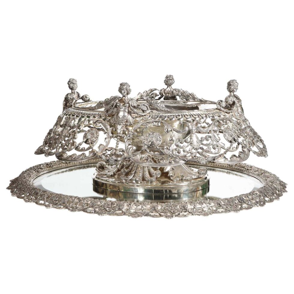 Tiffany & Company, George Paulding Farnham, A Rare, Lavish Silver Centerpiece - Image 2