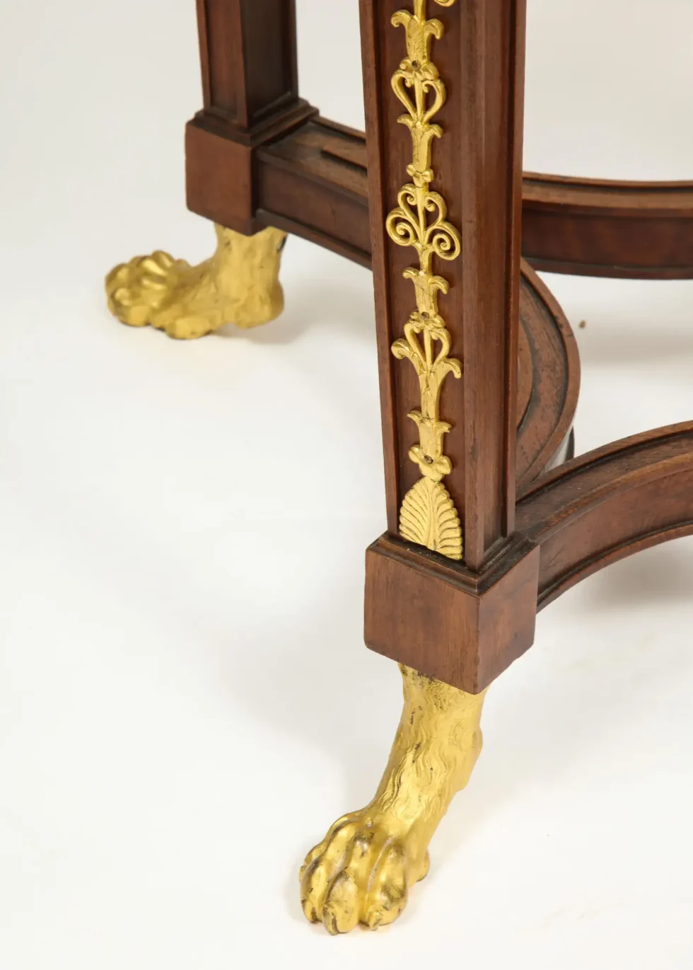 Extremely Fine Russian Empire Ormolu Mounted Mahogany Center Table - Image 15