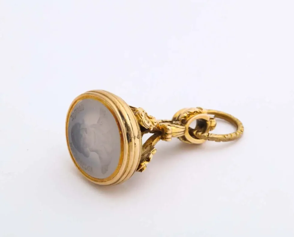 A Rare American Gold Intaglio Seal of George Washington, Early 19th Century - Image 11