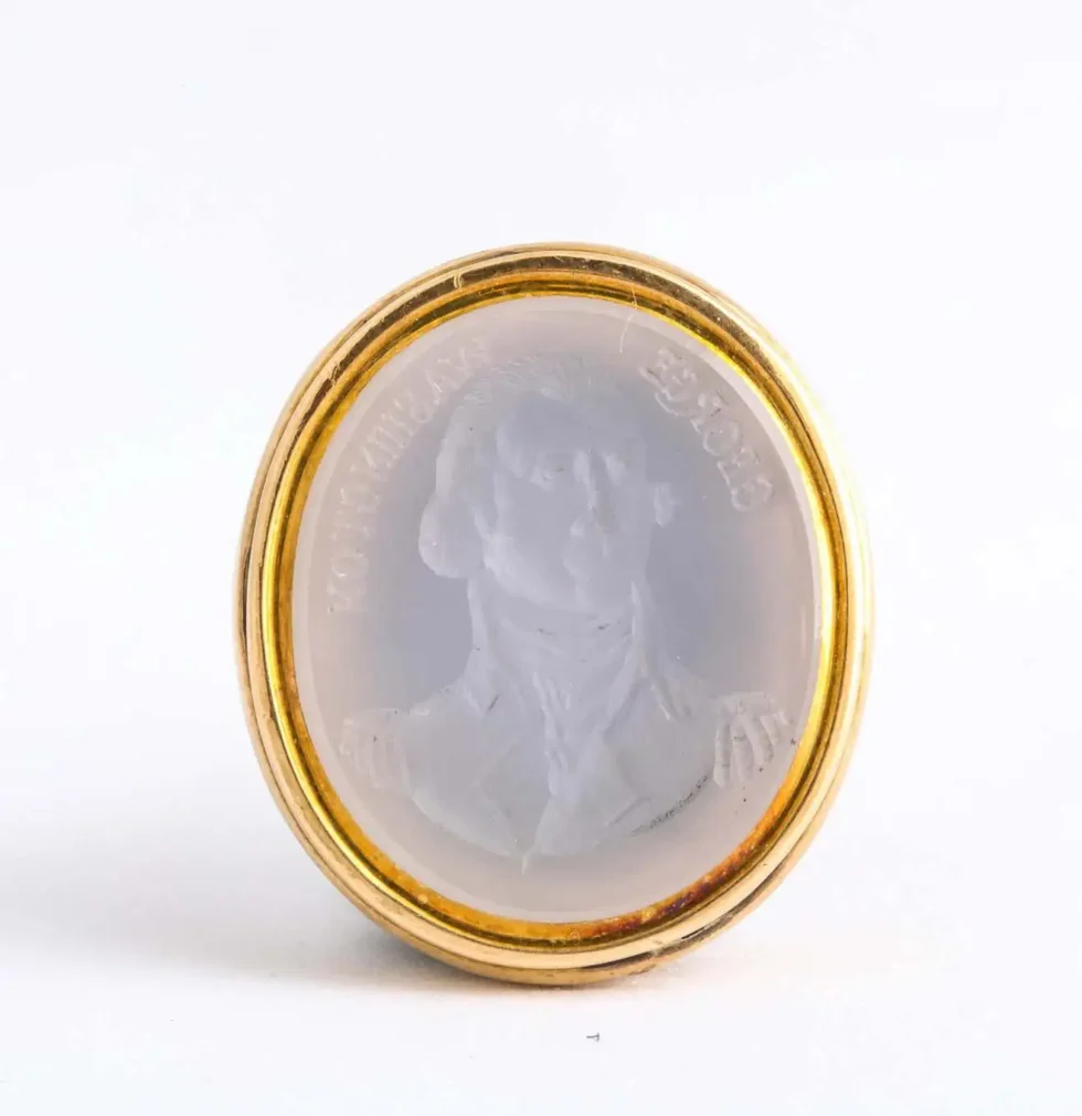A Rare American Gold Intaglio Seal of George Washington, Early 19th Century - Image 12
