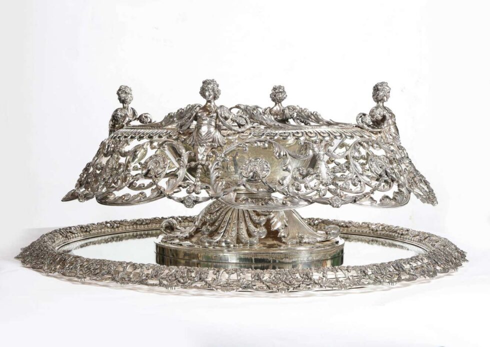 Tiffany & Company, George Paulding Farnham, A Rare, Lavish Silver Centerpiece - Image 6