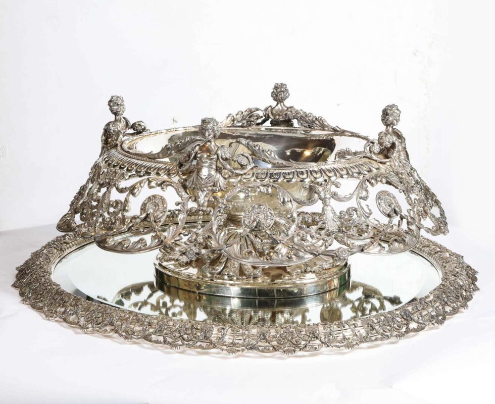 Tiffany & Company, George Paulding Farnham, A Rare, Lavish Silver Centerpiece - Image 7