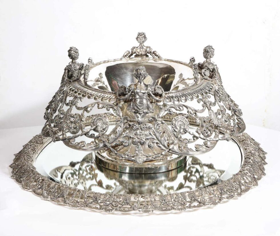 Tiffany & Company, George Paulding Farnham, A Rare, Lavish Silver Centerpiece - Image 8