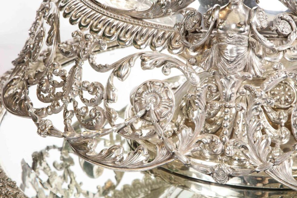 Tiffany & Company, George Paulding Farnham, A Rare, Lavish Silver Centerpiece - Image 9