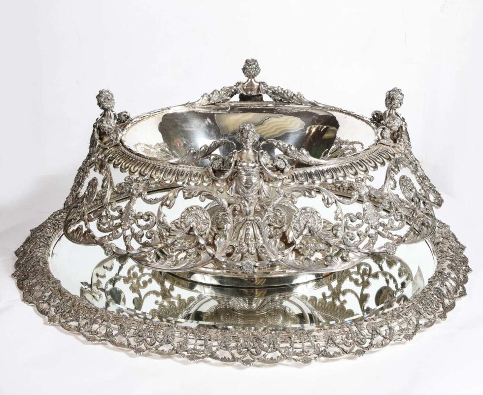 Tiffany & Company, George Paulding Farnham, A Rare, Lavish Silver Centerpiece - Image 12
