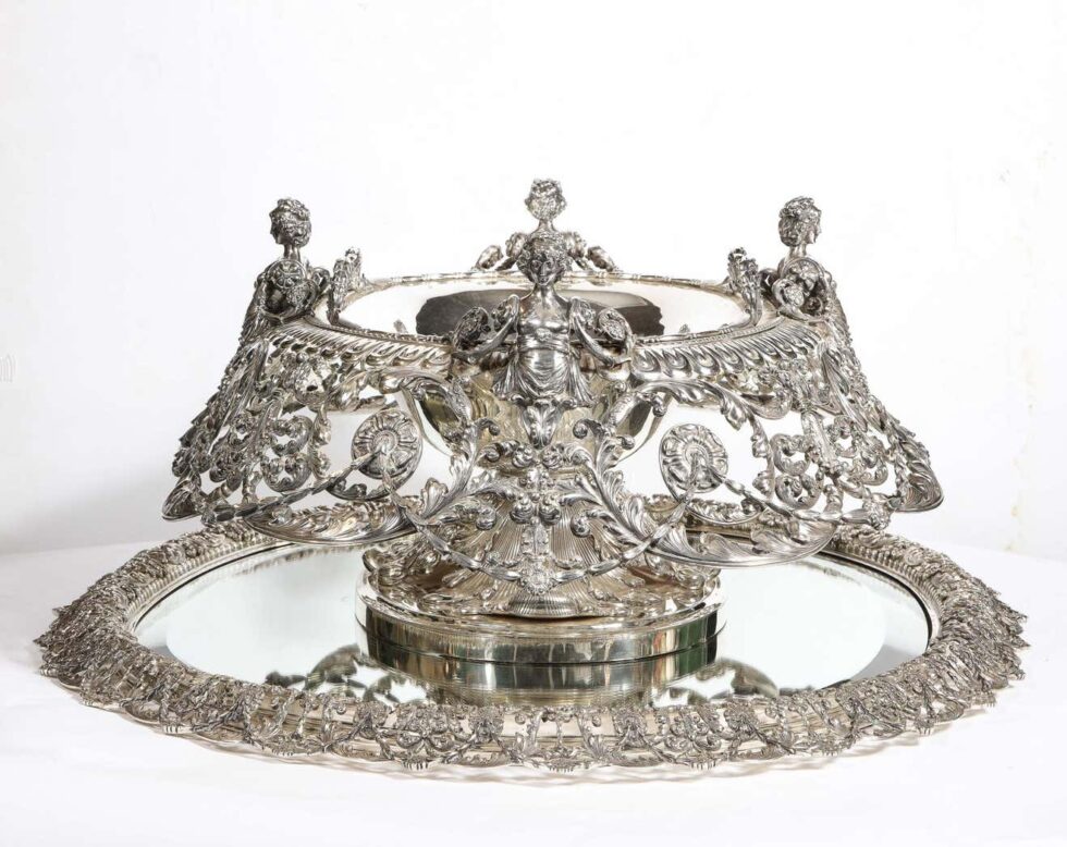 Tiffany & Company, George Paulding Farnham, A Rare, Lavish Silver Centerpiece - Image 14