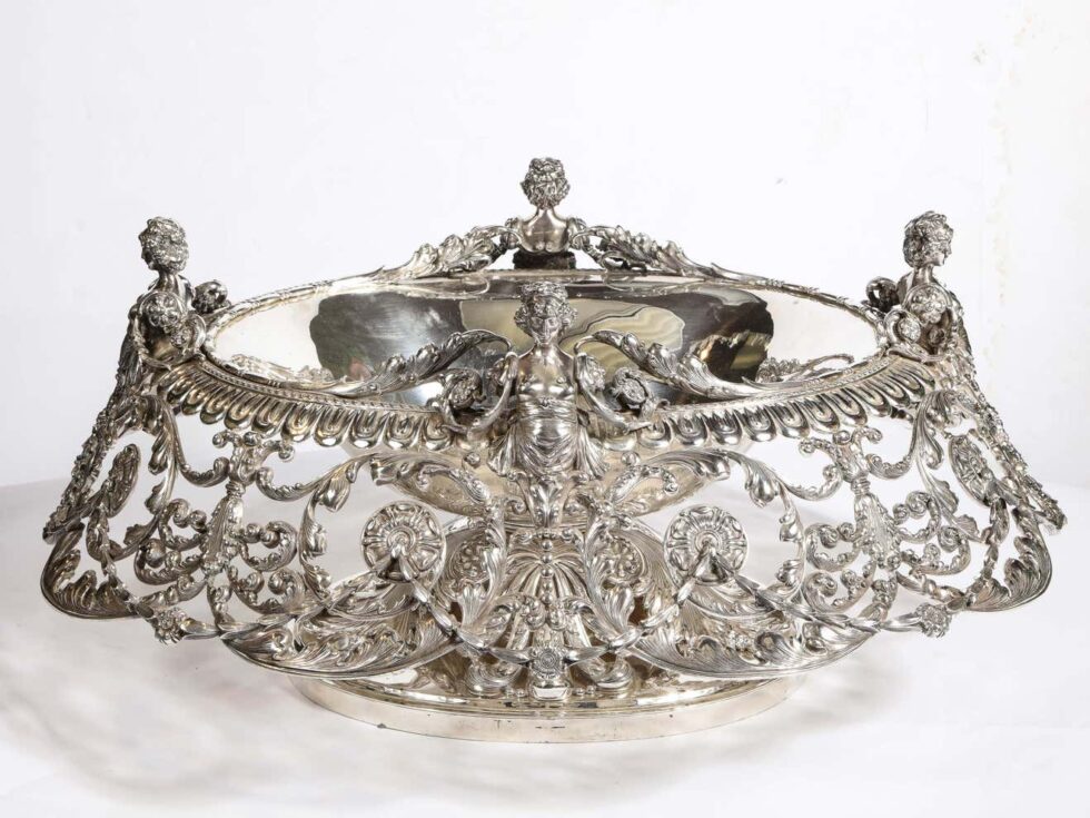Tiffany & Company, George Paulding Farnham, A Rare, Lavish Silver Centerpiece - Image 16