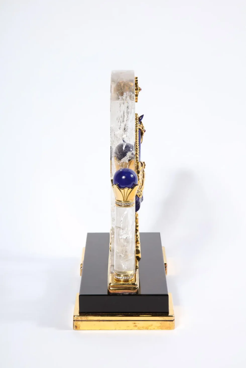 Mellerio Paris, A French Gold, Diamond, Silver-Gilt, Rock-Crystal, & Lapis Horse - Image 10