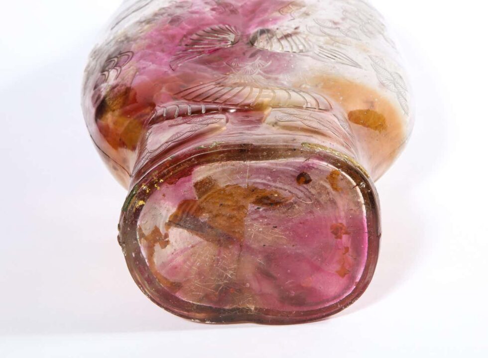 Emile Galle, A Rare & Important Ormolu-Mounted Double Carp Fish Pink-Glass Vase - Image 19