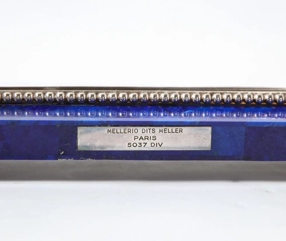 Mellerio Paris, a Silver, Gold, Lapis Lazuli, Coral, and Hardstone Picture Frame - Image 6