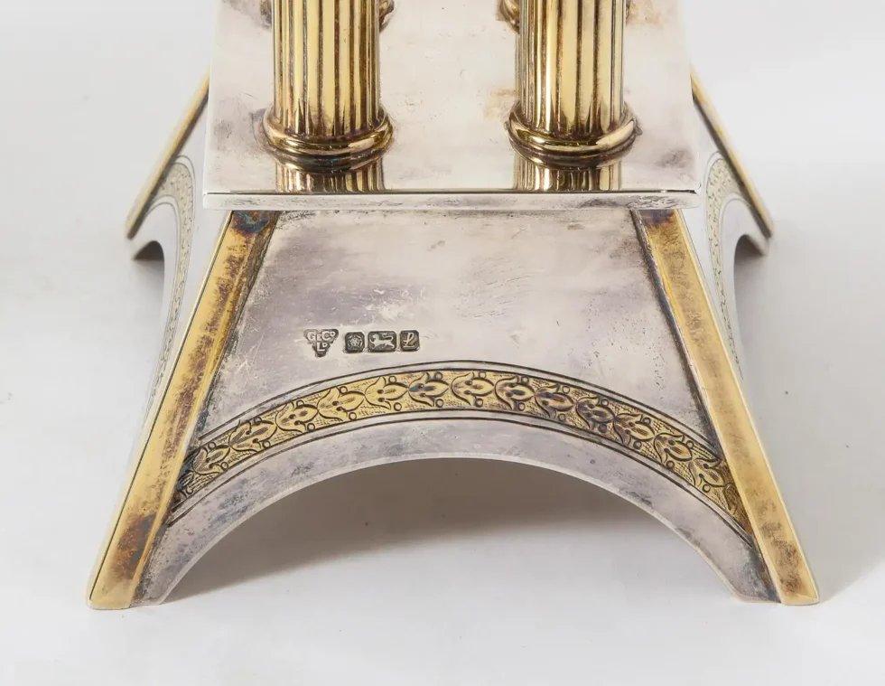 Margaret Thatcher and State of Qatar, Garrard & Co. Silver Gilt Presentation Set - Image 11