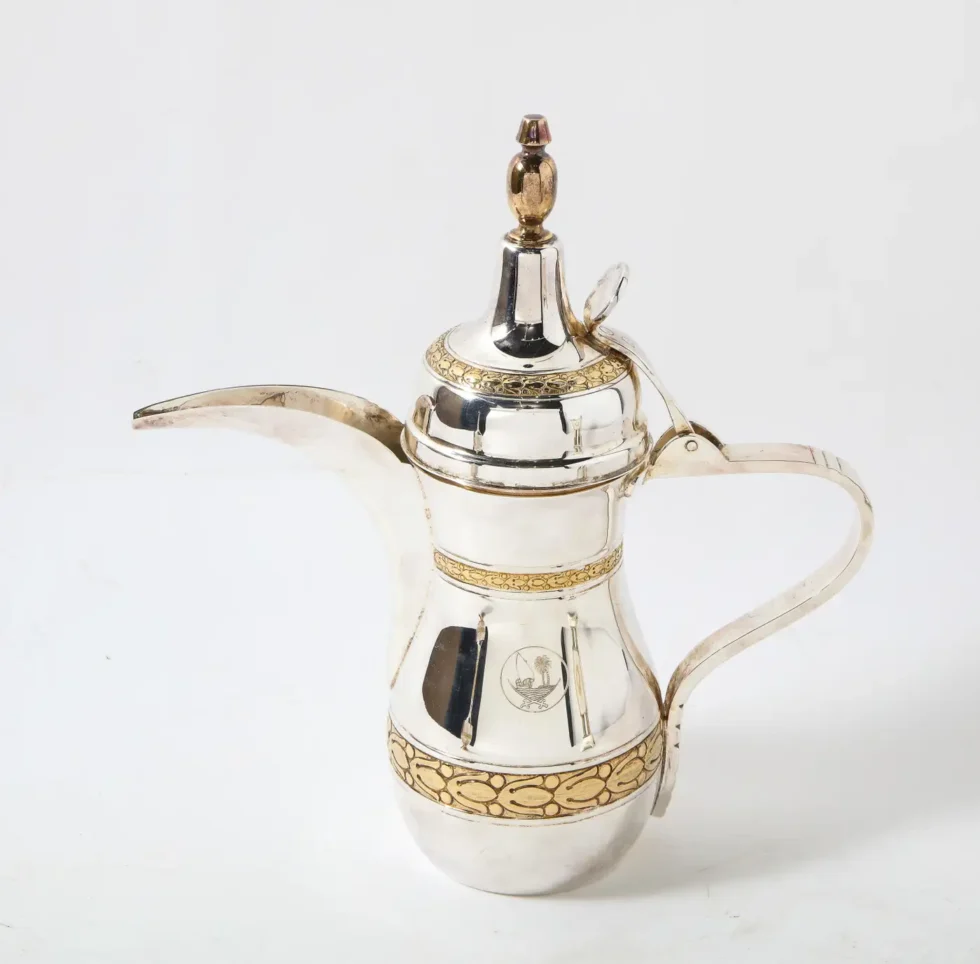 Margaret Thatcher and State of Qatar, Garrard & Co. Silver Gilt Presentation Set - Image 15