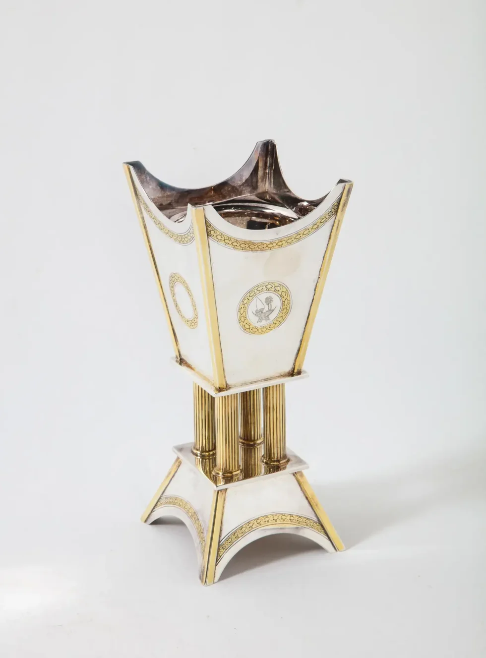 Margaret Thatcher and State of Qatar, Garrard & Co. Silver Gilt Presentation Set - Image 18