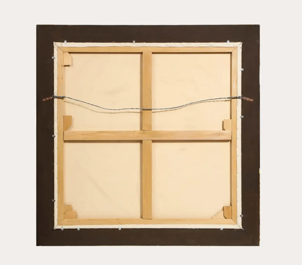 William Skilling (American/British, 1862–1964) Giraffe & Attendant Oil Painting - Image 6