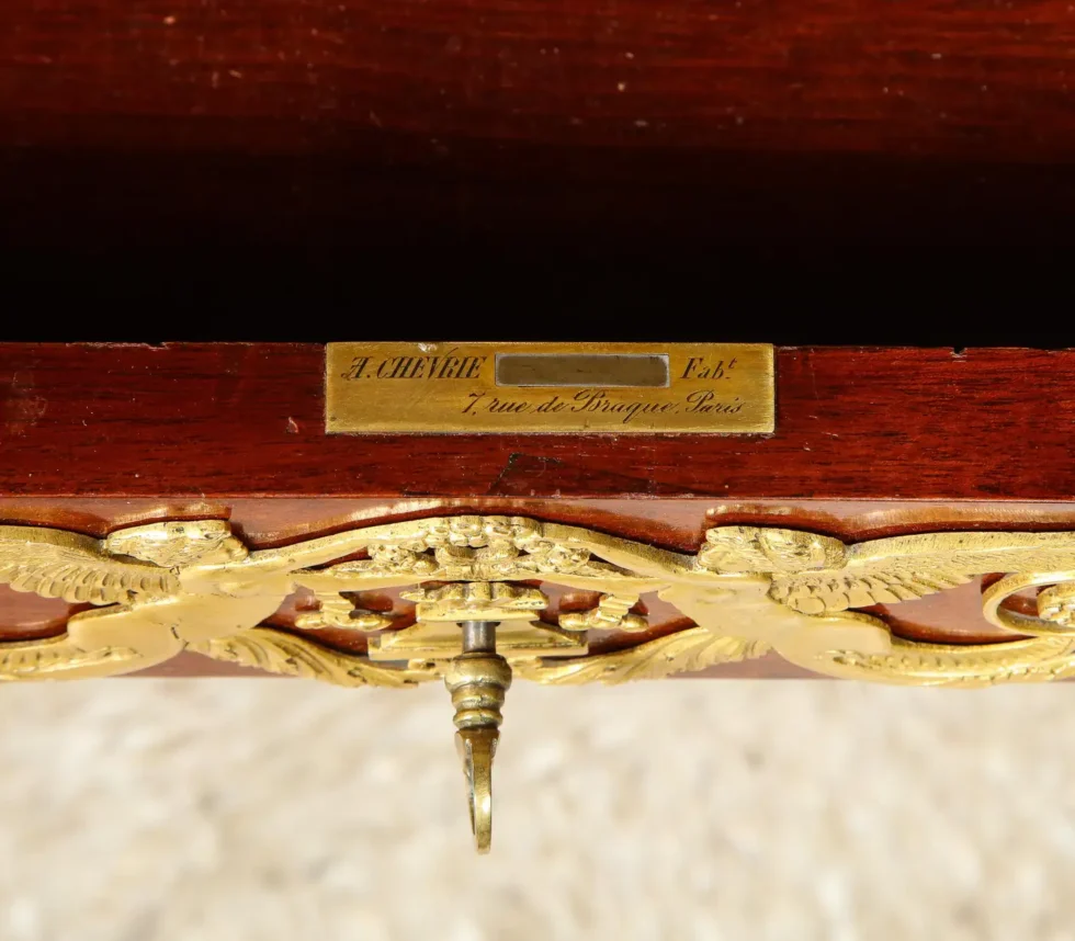Alexandre Chevrie, Museum French Ormolu Mounted Mahogany Royal Executive Desk - Image 15