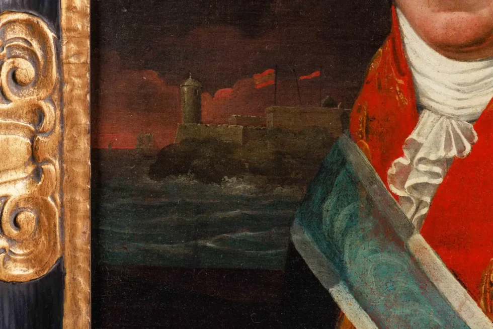 Spanish School (18th Century), A Rare Portrait of Juan Procopio de Bassecourt C. 1780 - Image 6