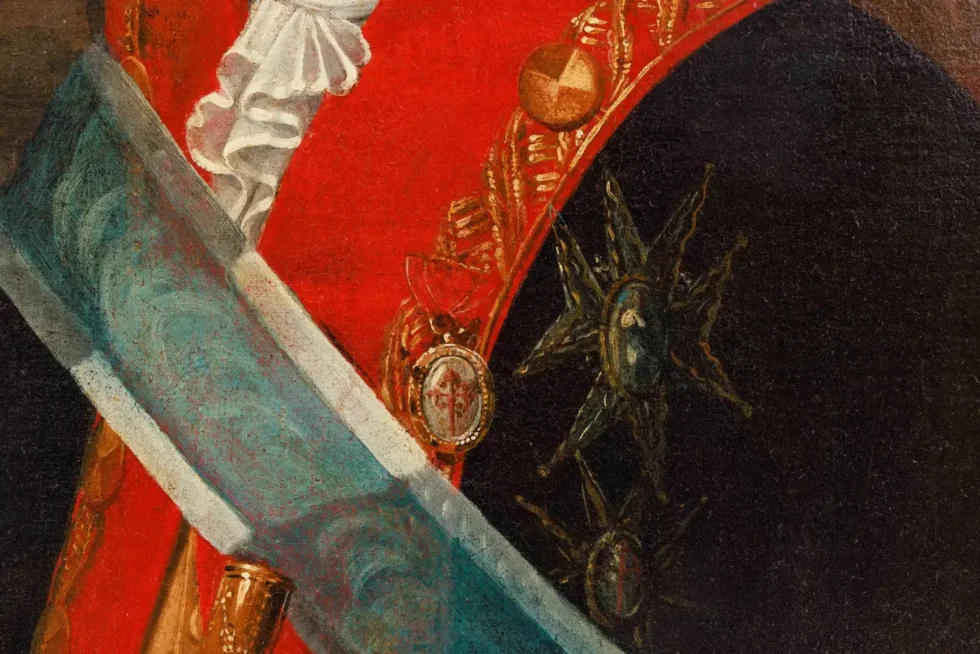 Spanish School (18th Century), A Rare Portrait of Juan Procopio de Bassecourt C. 1780 - Image 9