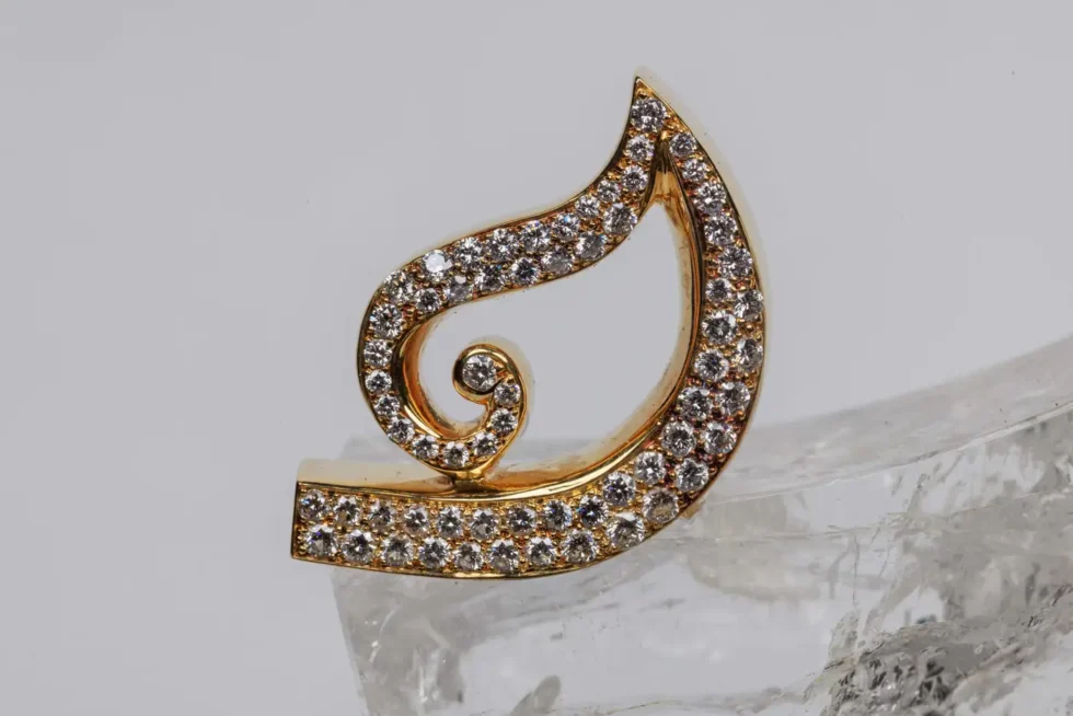 Mellerio Paris, A French Gold, Diamonds, Silver, and Smoky Quartz Carved Horse - Image 10