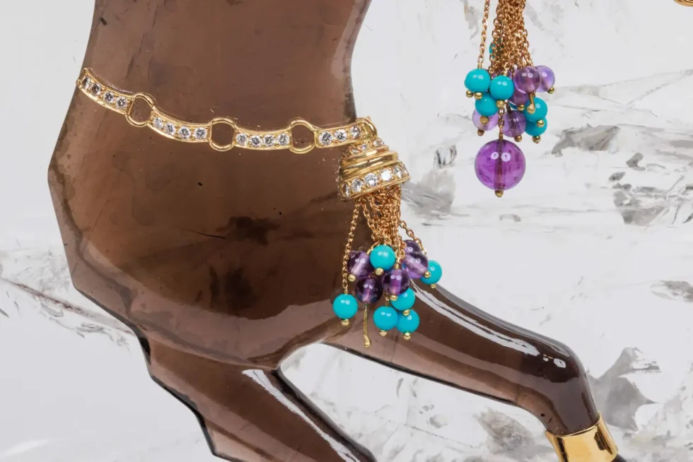 Mellerio Paris, A French Gold, Diamonds, Silver, and Smoky Quartz Carved Horse - Image 12