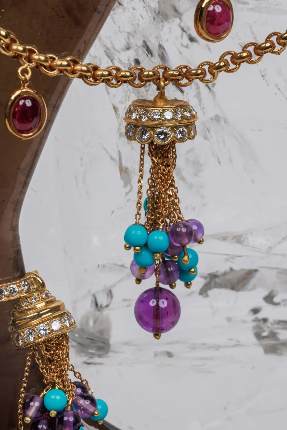 Mellerio Paris, A French Gold, Diamonds, Silver, and Smoky Quartz Carved Horse - Image 13