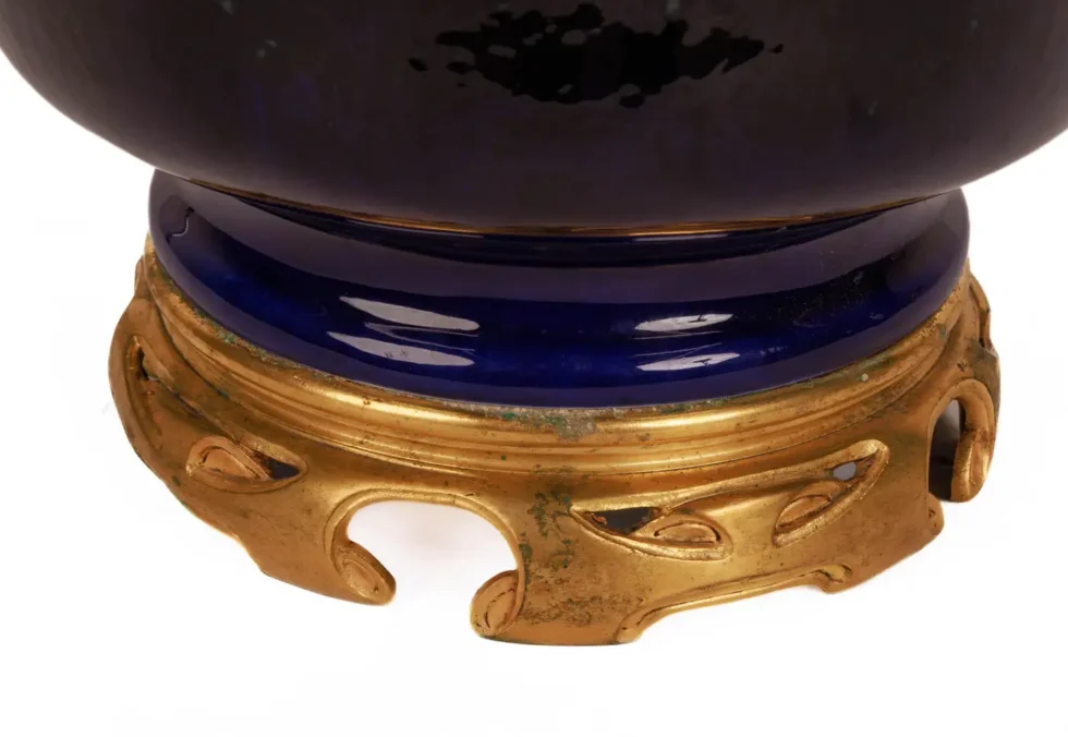 Important Monumental Art Nouveau Ormolu-Mounted Ceramic "Exhibition" Vase - Image 18