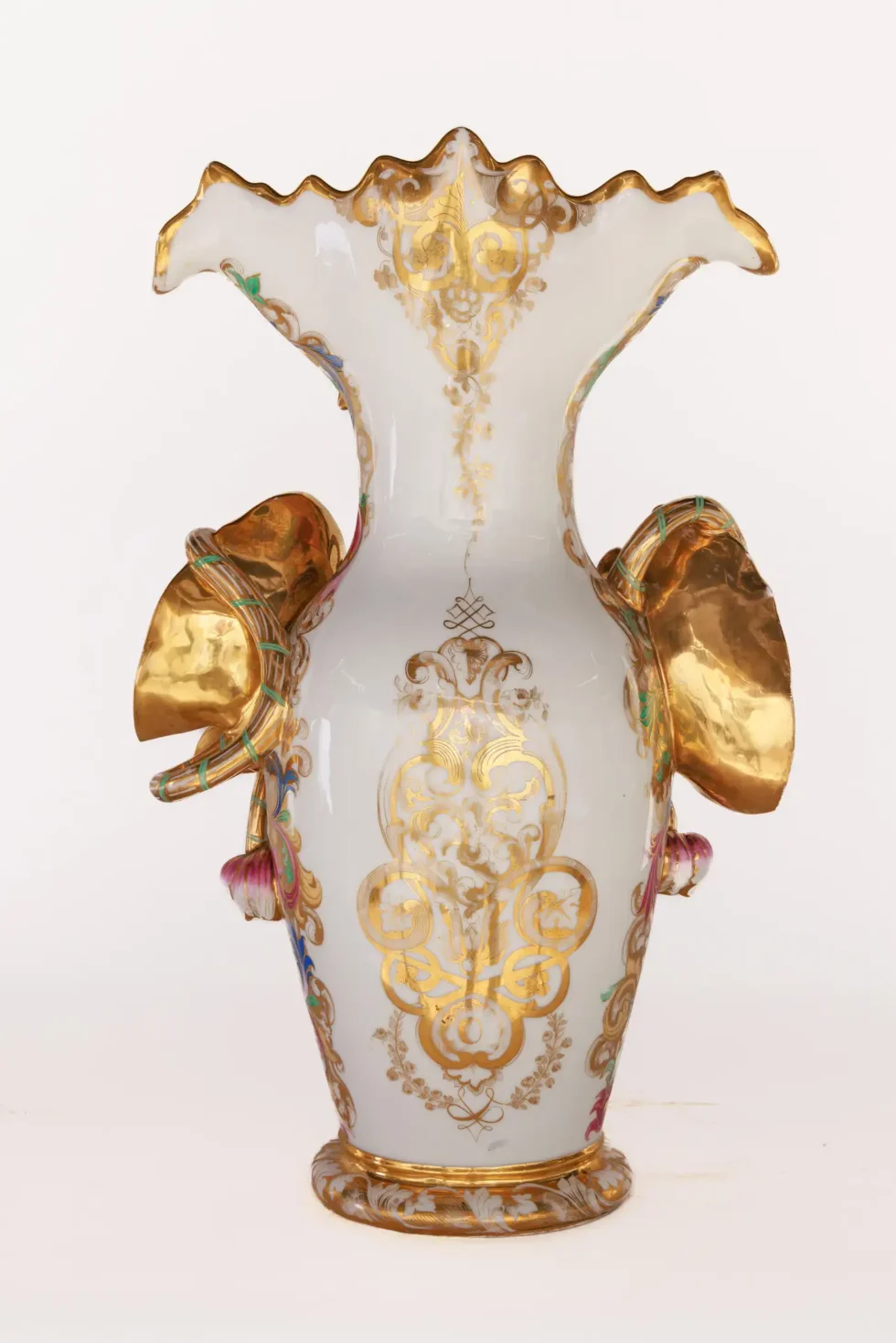 Monumental and Masterful Pair of French Paris Porcelain Hand-Painted Vases - Image 16