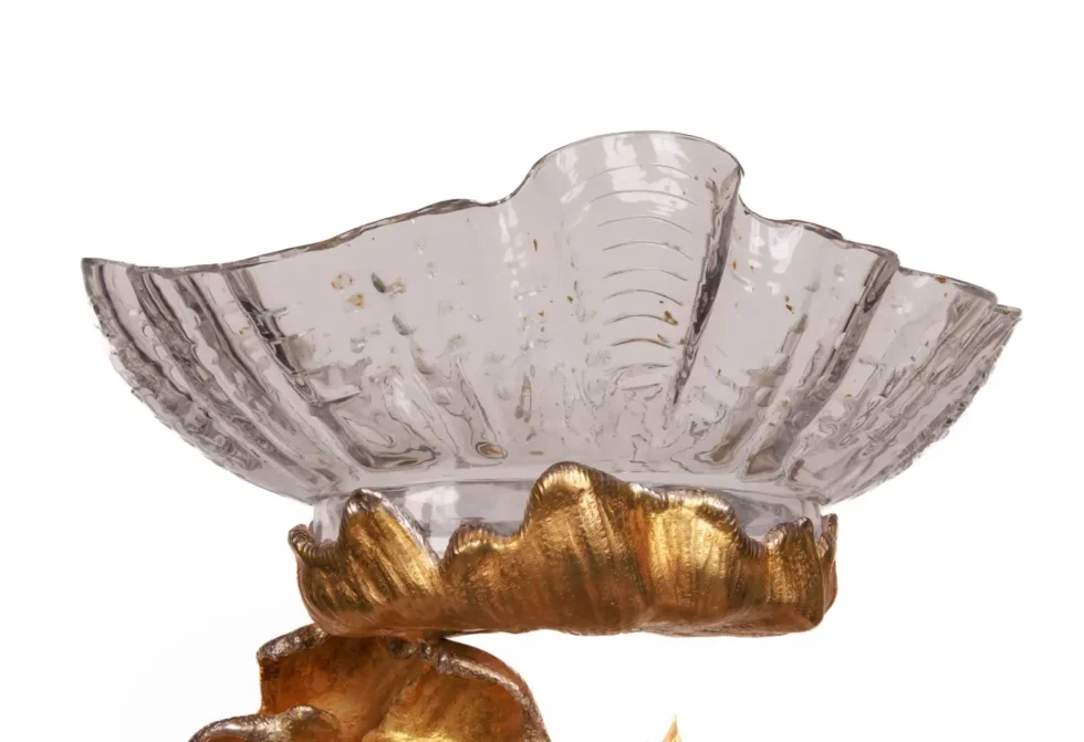 Monumental Silvered and Gilt-Bronze Glass Centerpiece of "Poseidon" - Image 15