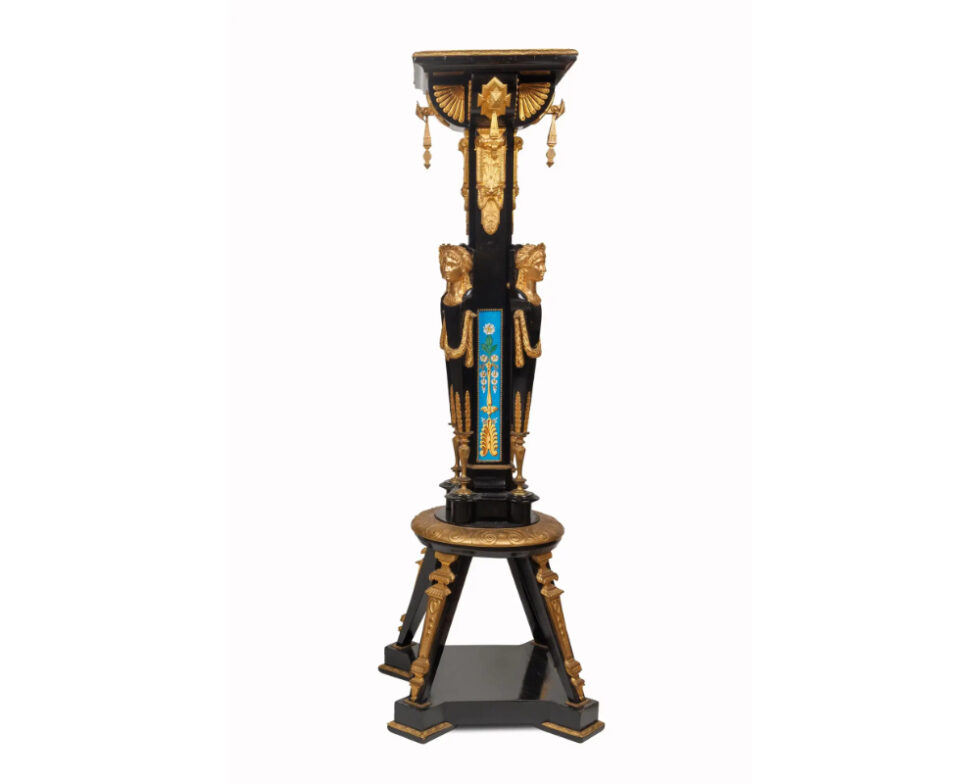 Charles-Guillame Diehl and Jean Brandely Museum Quality Neo-Grec Torchères, 1870 - Image 3