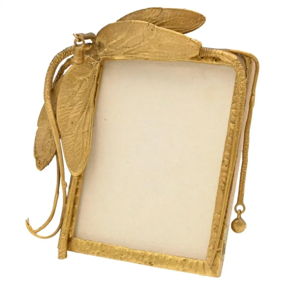 Claude Lalanne, a Rare Gilt-Bronze Dragonly Frame, France, C. 1985