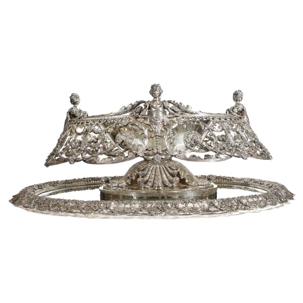 Tiffany & Company, George Paulding Farnham, A Rare, Lavish Silver Centerpiece - Image 4