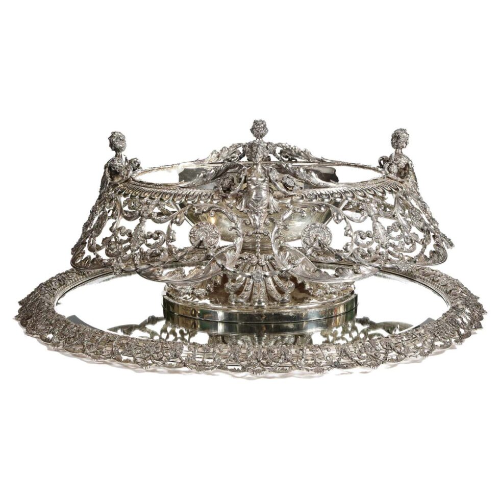 Tiffany & Company, George Paulding Farnham, A Rare, Lavish Silver Centerpiece - Image 3