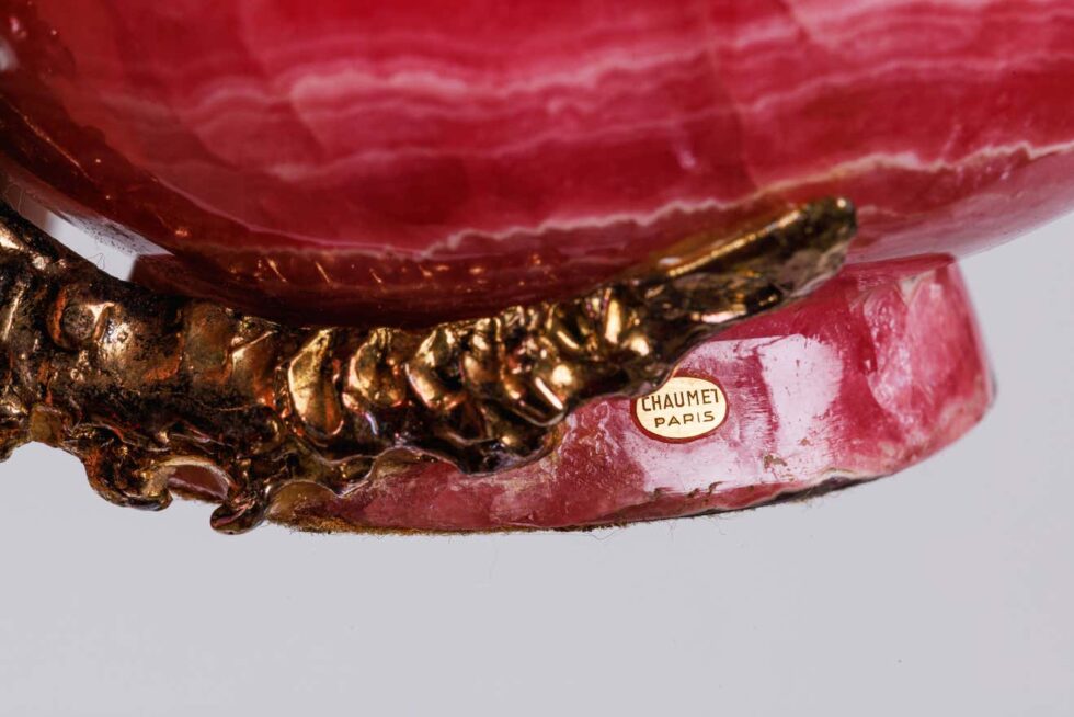 Chaumet Paris, a French Silver-Gilt Seahorse Mounted Rhodochrosite Cup - Image 4