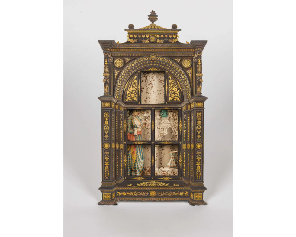 Placido Zuloaga, an Extremely Rare Spanish Gold and Silver Damascened Frame - Image 2