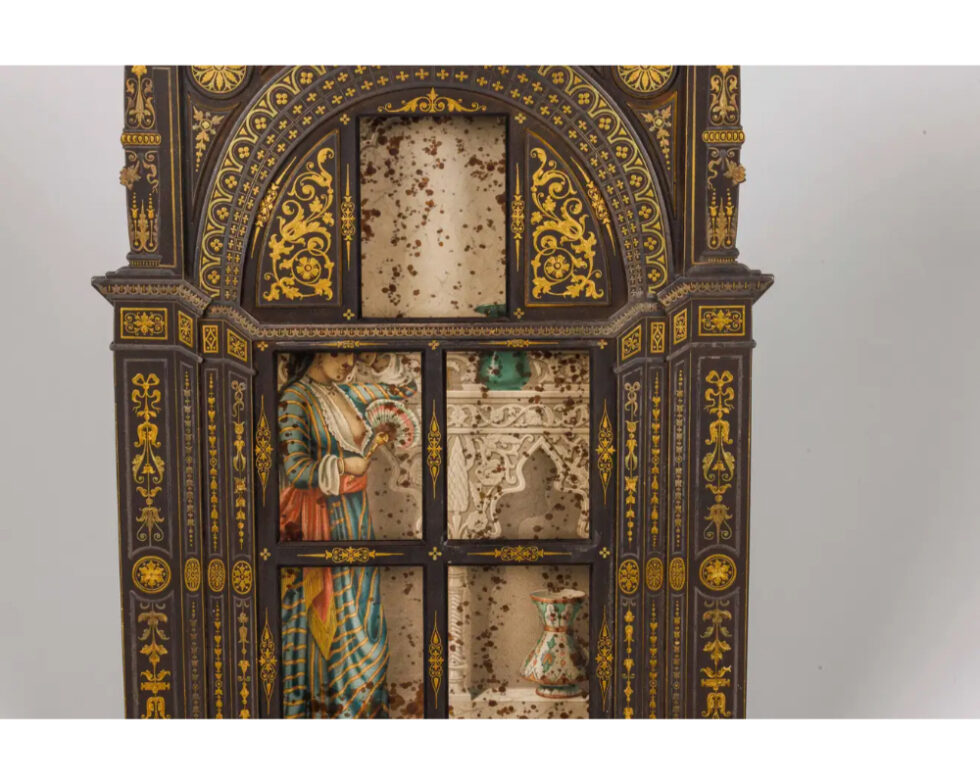 Placido Zuloaga, an Extremely Rare Spanish Gold and Silver Damascened Frame - Image 3