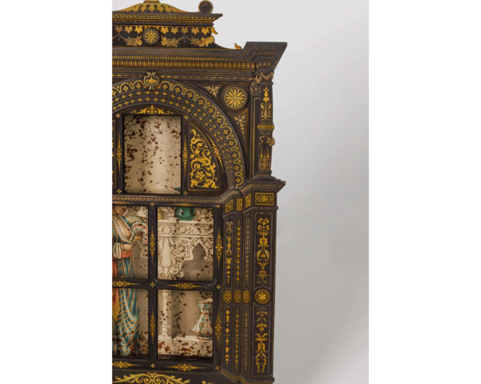 Placido Zuloaga, an Extremely Rare Spanish Gold and Silver Damascened Frame - Image 6