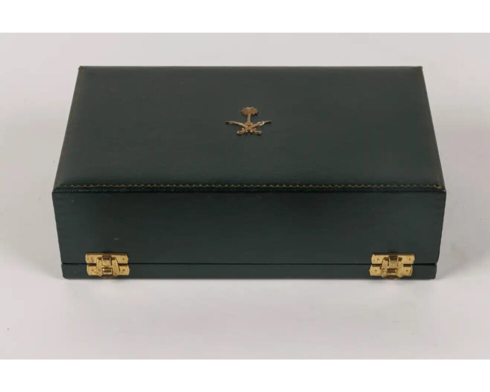 Elizabeth II Sterling Silver and Ruby Humidor Box Made for Saudi Arabia - Image 3