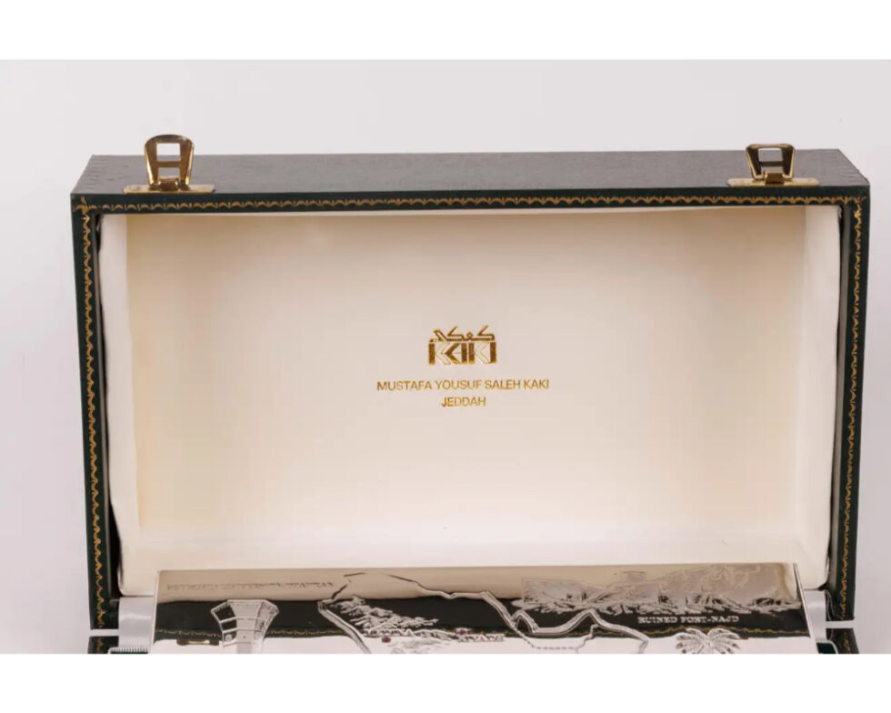 Elizabeth II Sterling Silver and Ruby Humidor Box Made for Saudi Arabia - Image 5