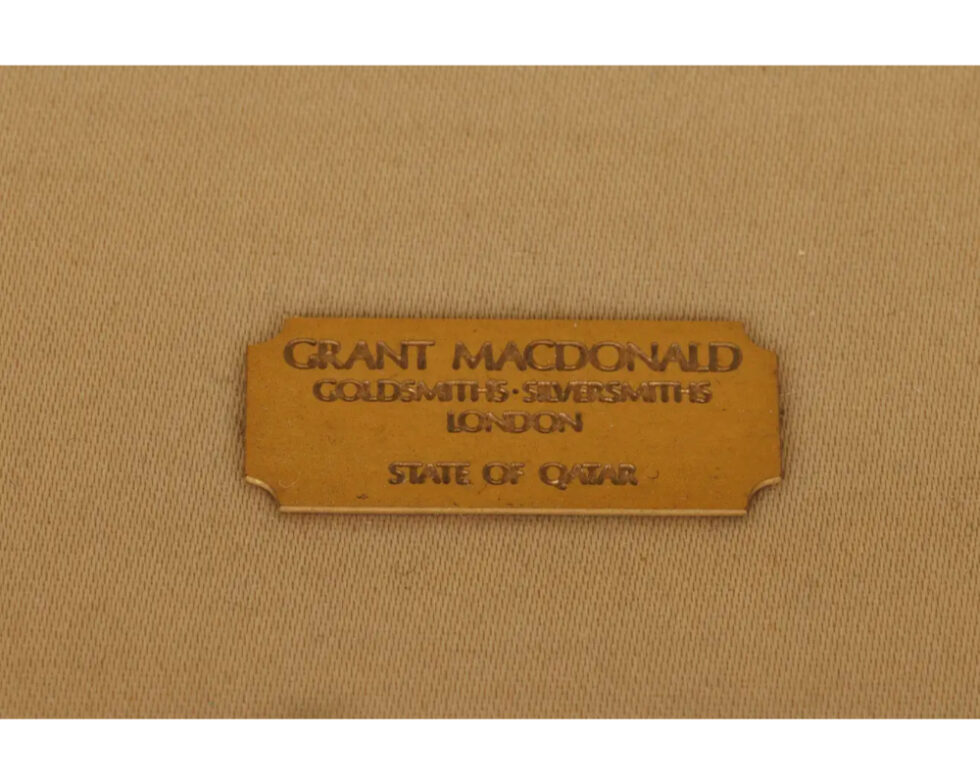 State of Qatar and Grant Macdonald, a Rare Silver Humidor Box - Image 8