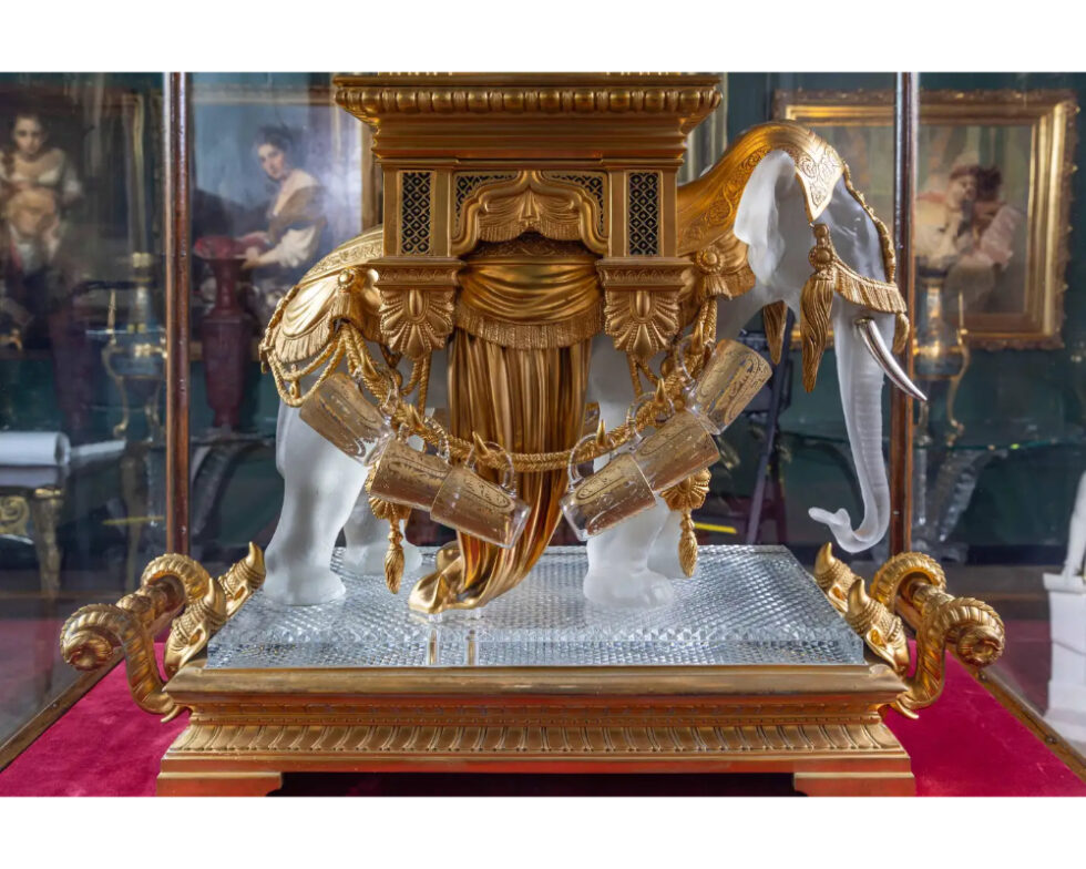 Exquisite Baccarat "Elephant" 'Cave A Liquor' - Exposition Universelle 1878 C. 1885 - Image 12
