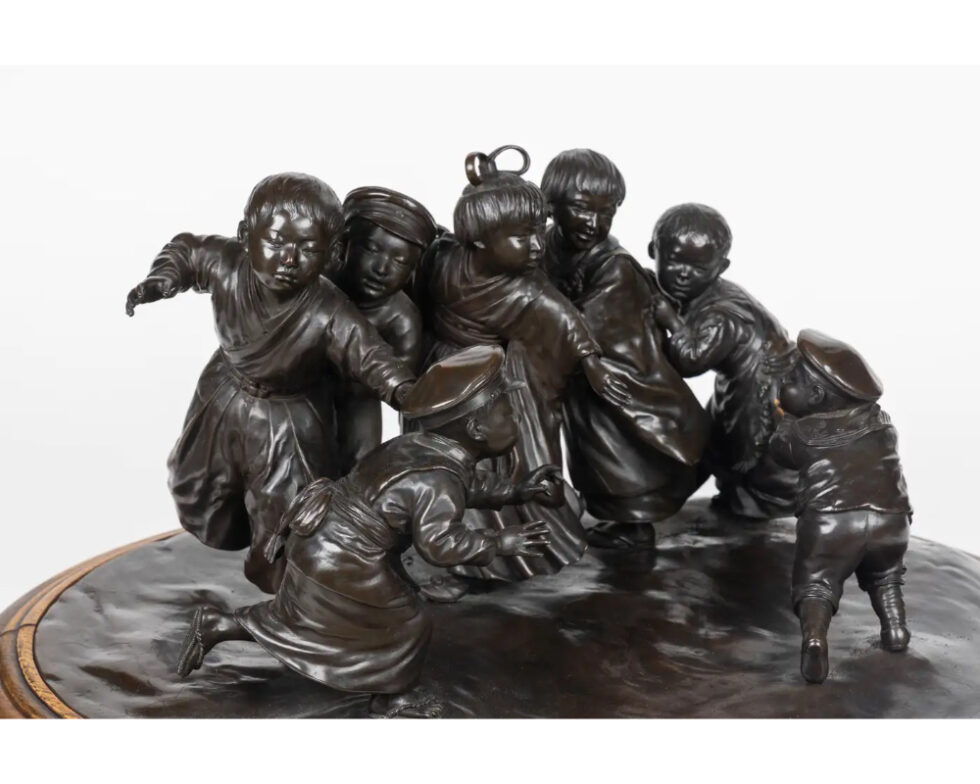 A Large and Exceptional Japanese Meiji Period Tokyo School Bronze Sculpture - Image 2