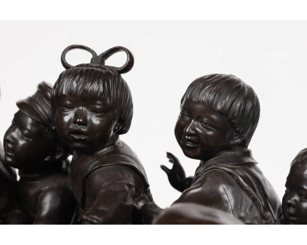 A Large and Exceptional Japanese Meiji Period Tokyo School Bronze Sculpture - Image 7