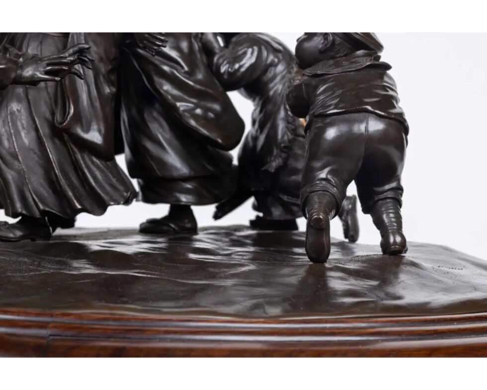 A Large and Exceptional Japanese Meiji Period Tokyo School Bronze Sculpture - Image 10