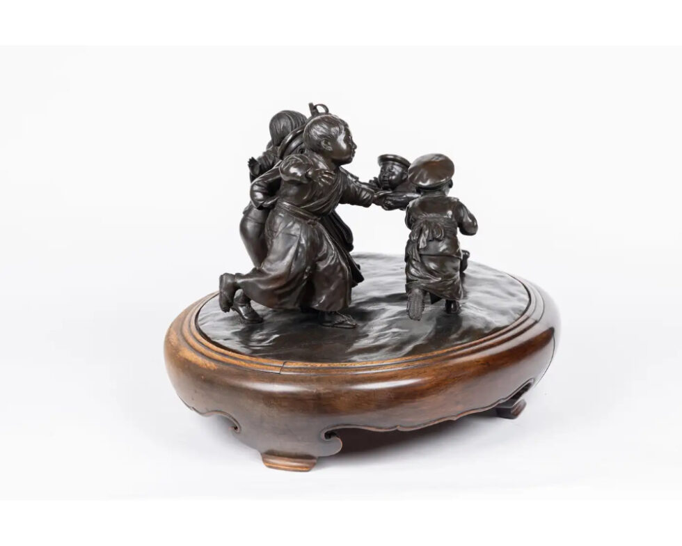 A Large and Exceptional Japanese Meiji Period Tokyo School Bronze Sculpture - Image 16