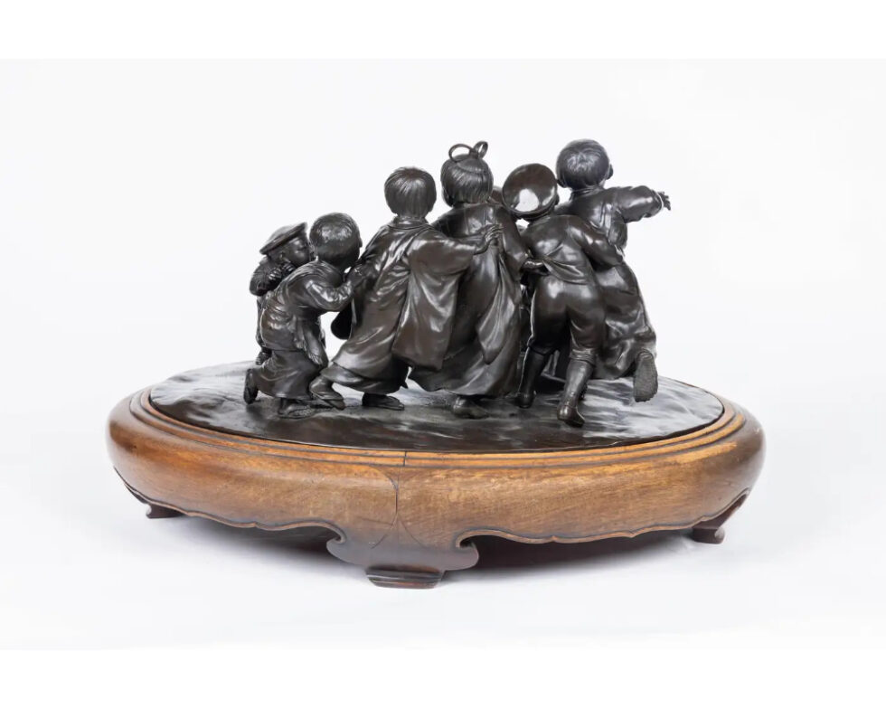 A Large and Exceptional Japanese Meiji Period Tokyo School Bronze Sculpture - Image 17