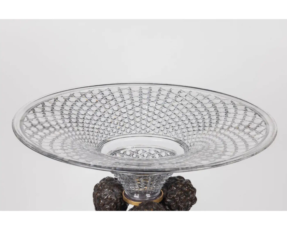 Mathurin Moreau, A Monumental French Bronze and Crystal Figural Centerpiece - Image 19