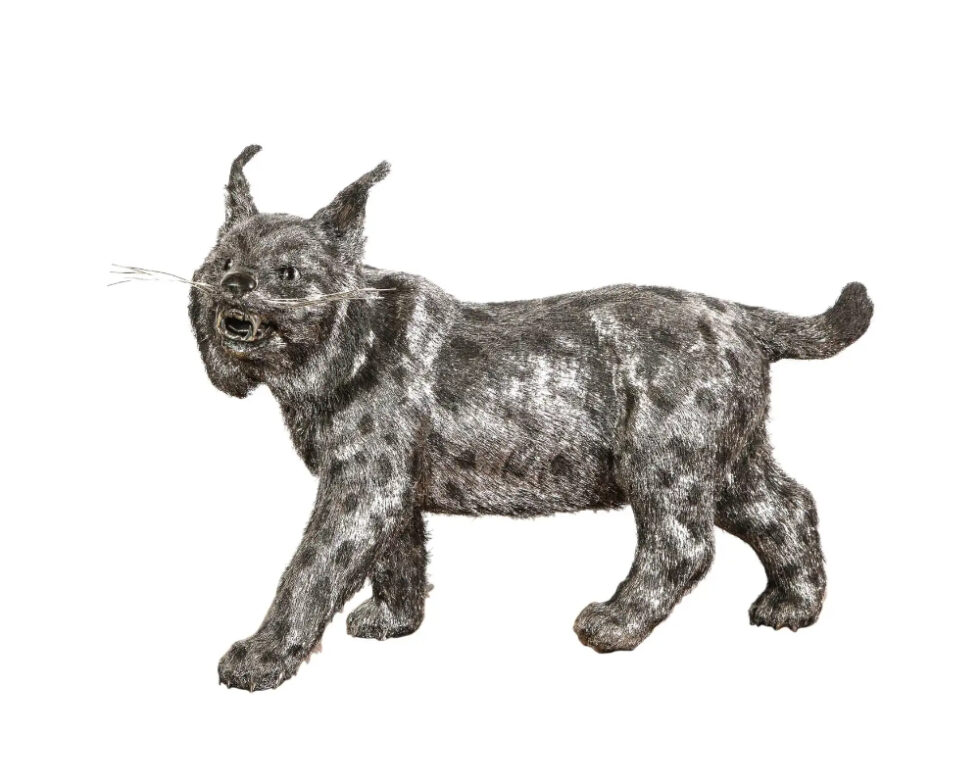 Gianmaria Buccellati, a Rare and Exceptional Italian Silver Bobcat
