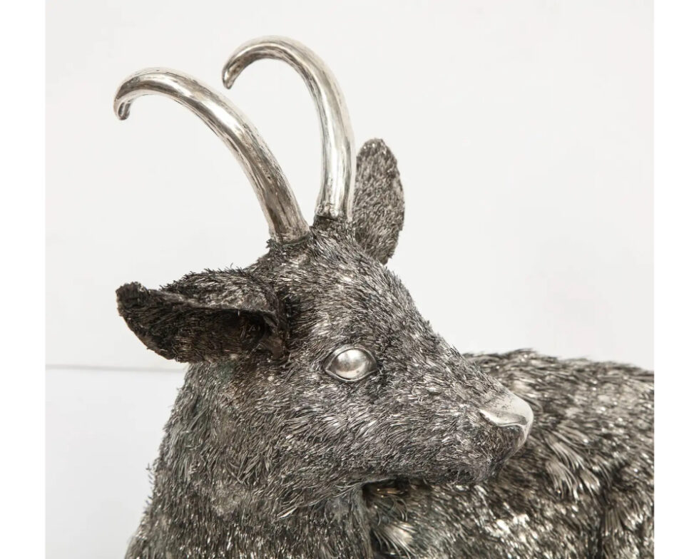 Mario Buccellati, a Rare and Exceptional Italian Silver Goat - Image 5