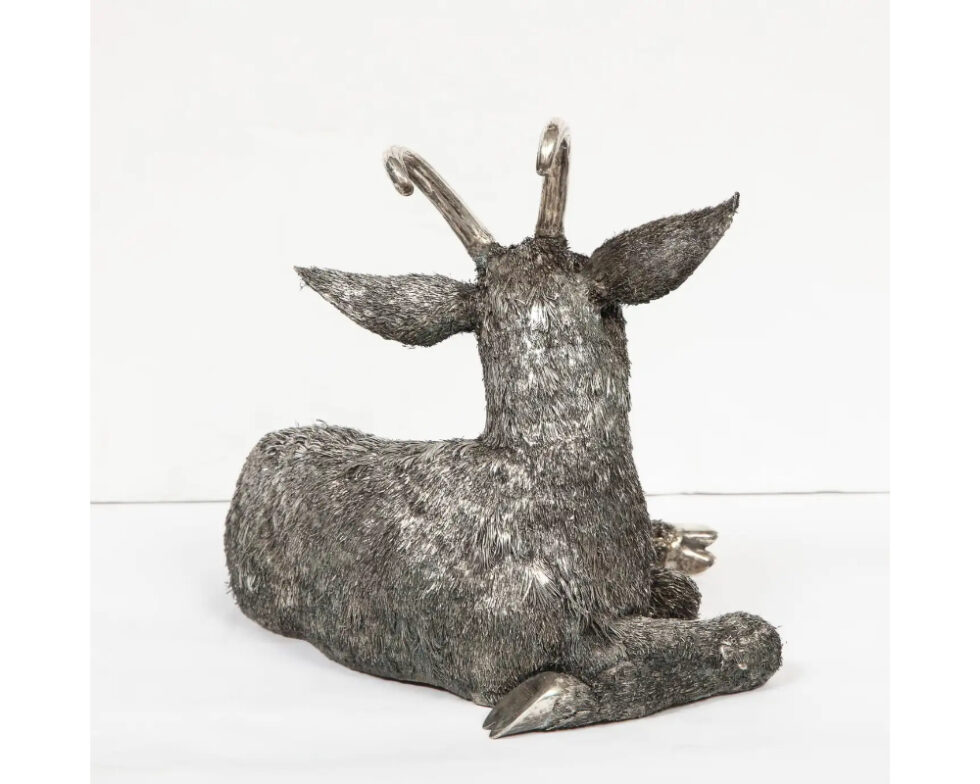 Mario Buccellati, a Rare and Exceptional Italian Silver Goat - Image 8