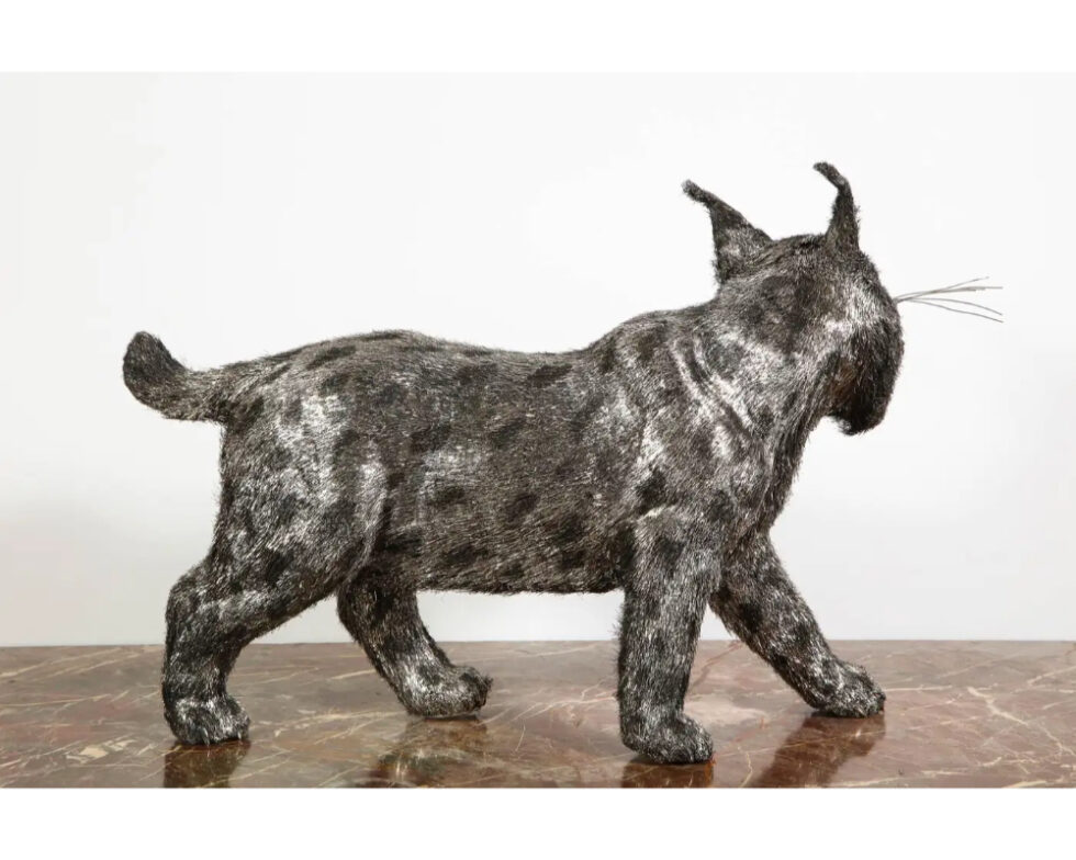 Gianmaria Buccellati, a Rare and Exceptional Italian Silver Bobcat - Image 9